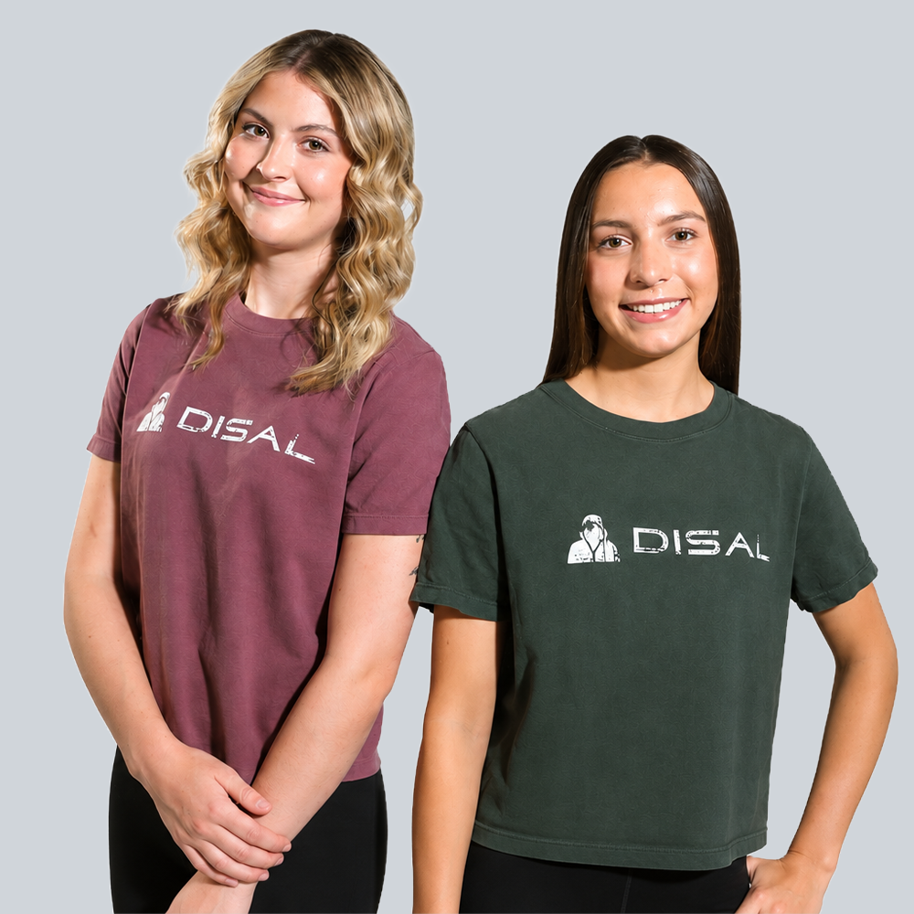 DISAL ladies heavyweight garment-dyed tee