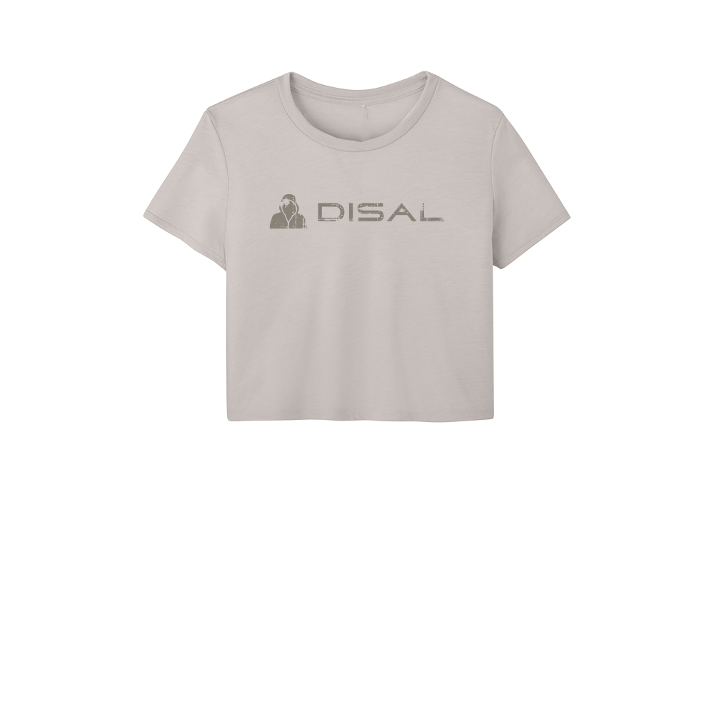 DISAL Ladies Flowy Cropped Tee