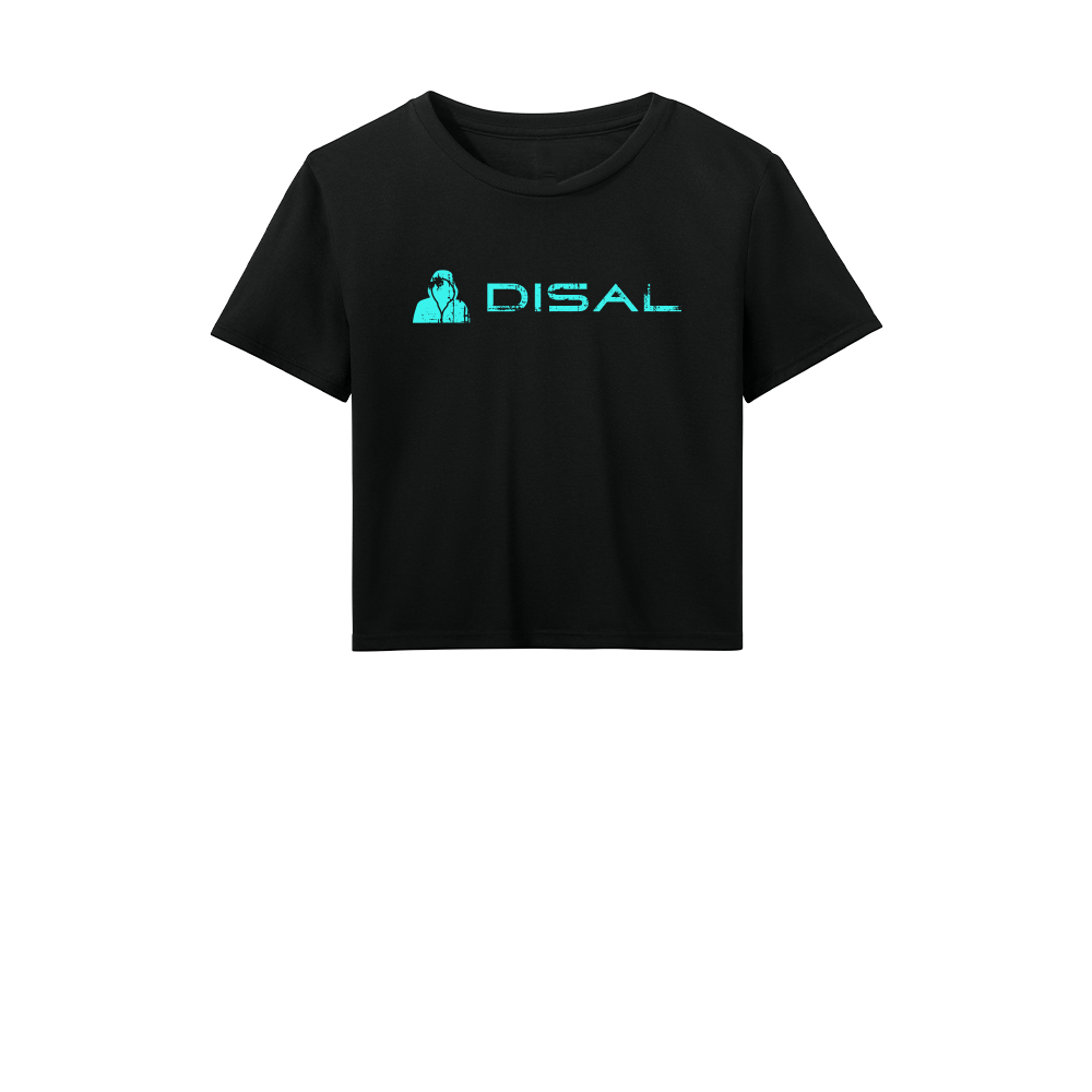 DISAL Ladies Flowy Cropped Tee