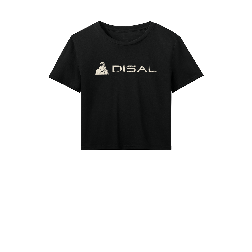 DISAL Ladies Flowy Cropped Tee